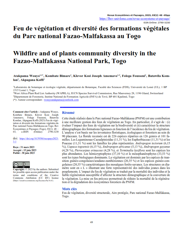 Atakpama et al. 2023