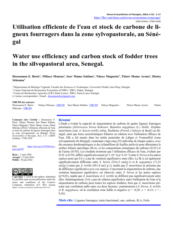 Dossounon et al. 2024